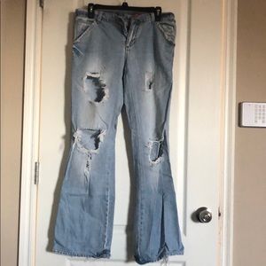 Holey jeans